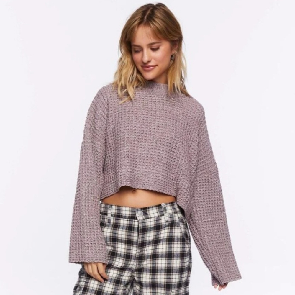 NEW Forever 21 Super Soft Cropped Sweater
